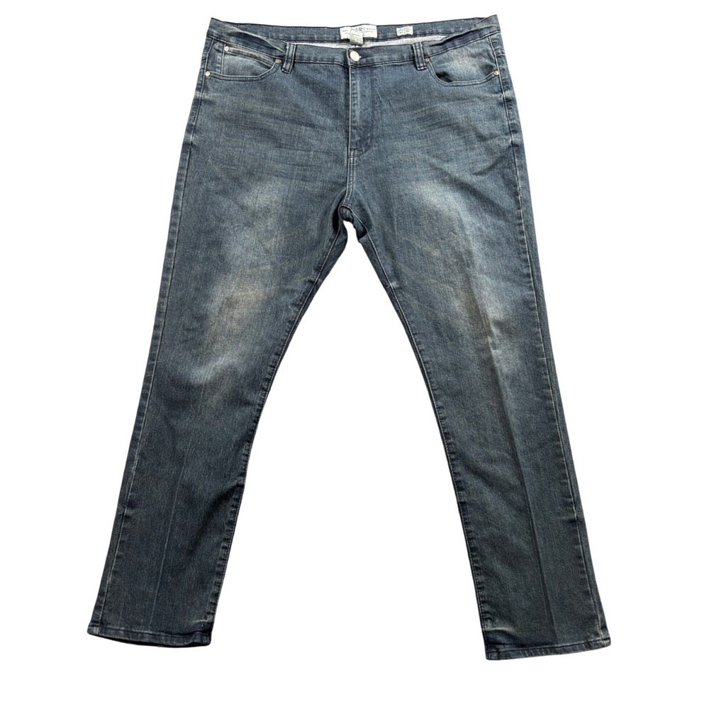 PD&C Jeans Mens 42x30.5 (Tag 42x32) Straight Leg Stretch Denim Y2K Baggy Casual